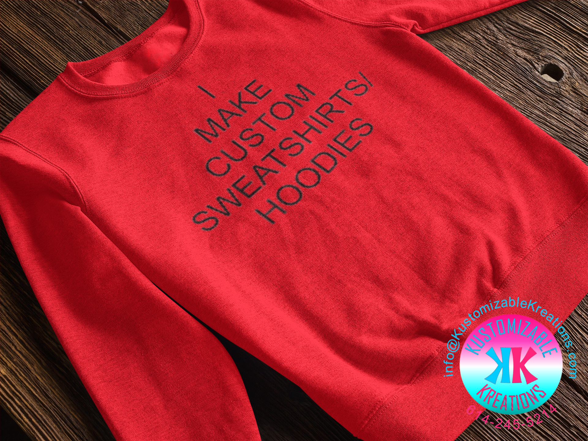 Custom Sweatshirt/Hoodie
