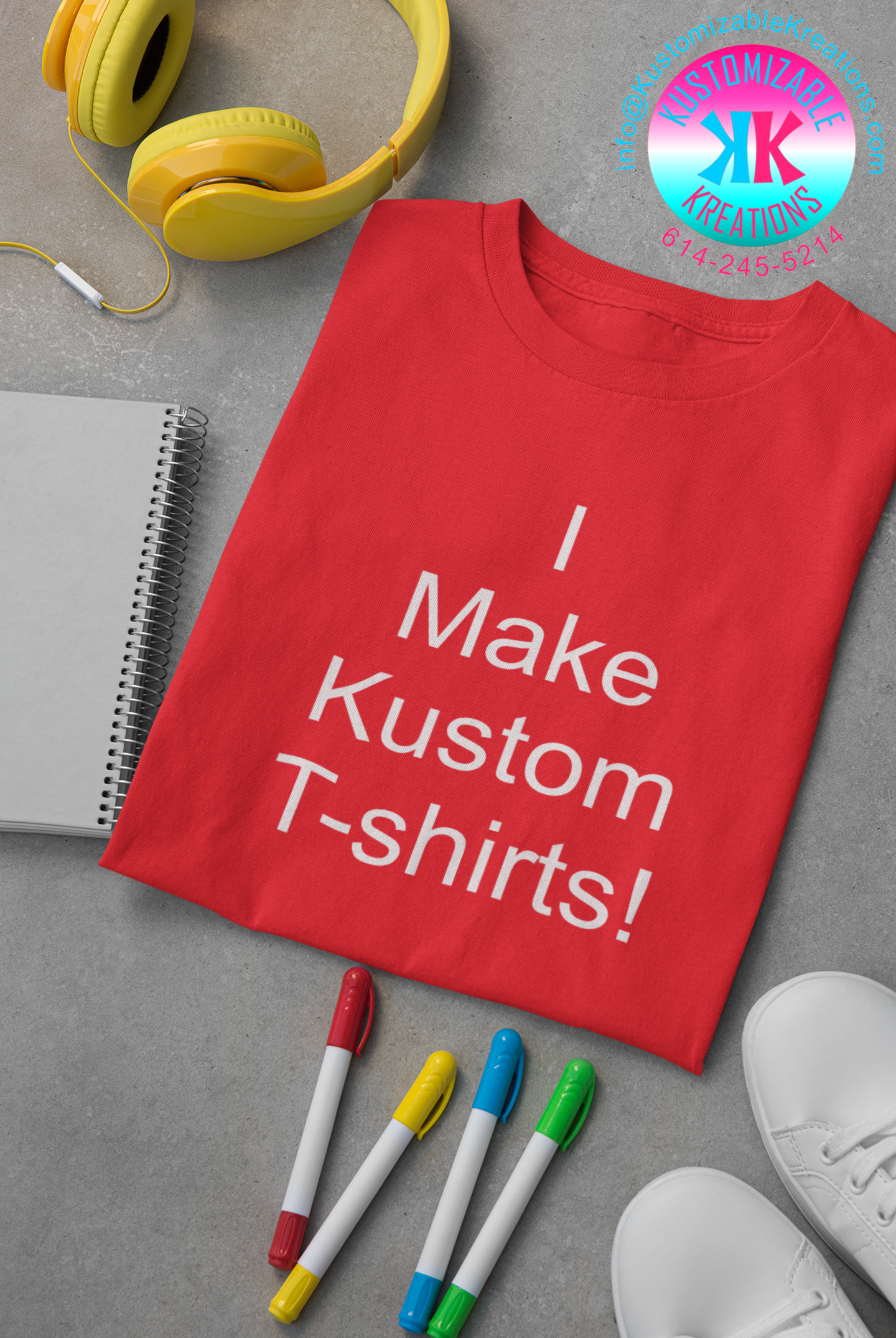 Custom Vinyl Short Sleeve T-shirt