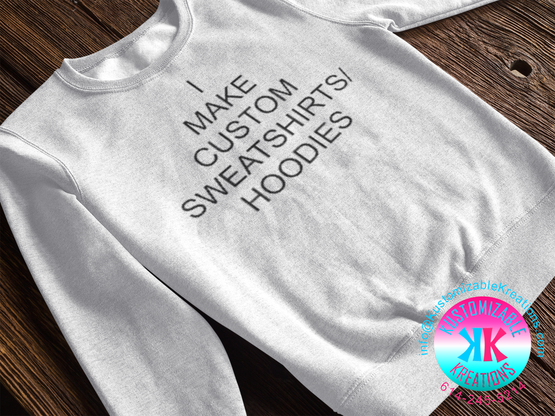 Custom Sweatshirt/Hoodie