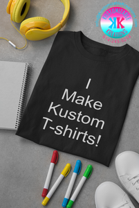 Custom Vinyl Short Sleeve T-shirt
