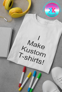 Custom Vinyl Short Sleeve T-shirt
