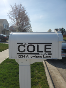 Mailbox Decal