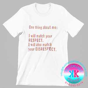 Respect/Disrespect