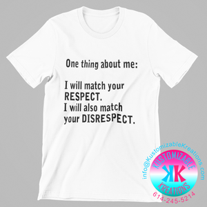 Respect/Disrespect