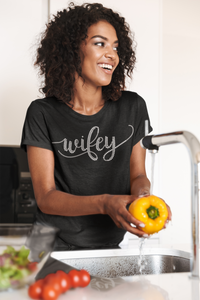 Wifey Rhinestone T-shirt